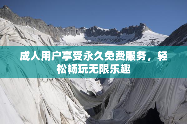 成人用户享受永久免费服务，轻松畅玩无限乐趣