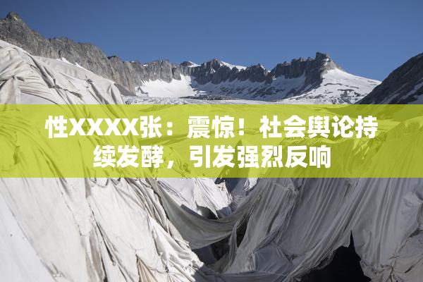 性XXXX张：震惊！社会舆论持续发酵，引发强烈反响