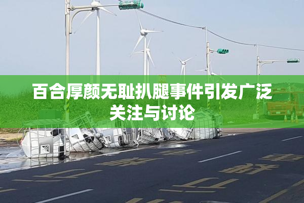 百合厚颜无耻扒腿事件引发广泛关注与讨论