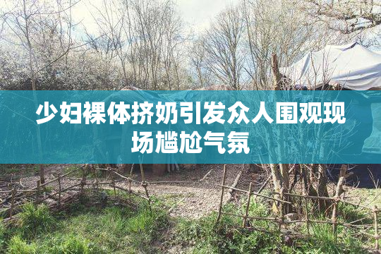 少妇裸体挤奶引发众人围观现场尴尬气氛
