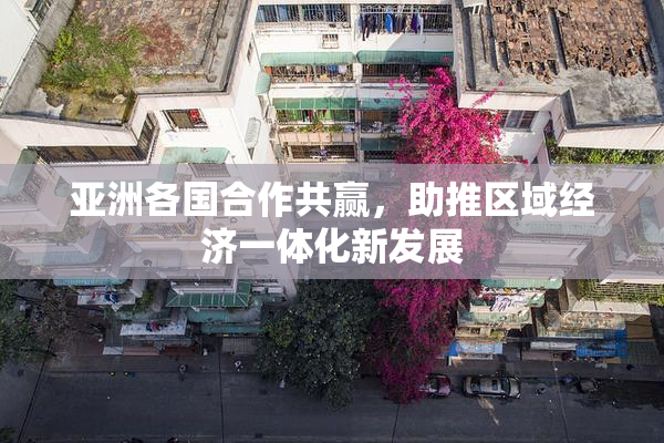 亚洲各国合作共赢，助推区域经济一体化新发展