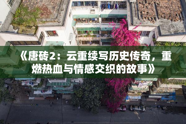 《唐砖2：云重续写历史传奇，重燃热血与情感交织的故事》