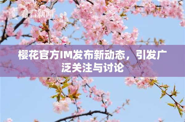樱花官方IM发布新动态，引发广泛关注与讨论