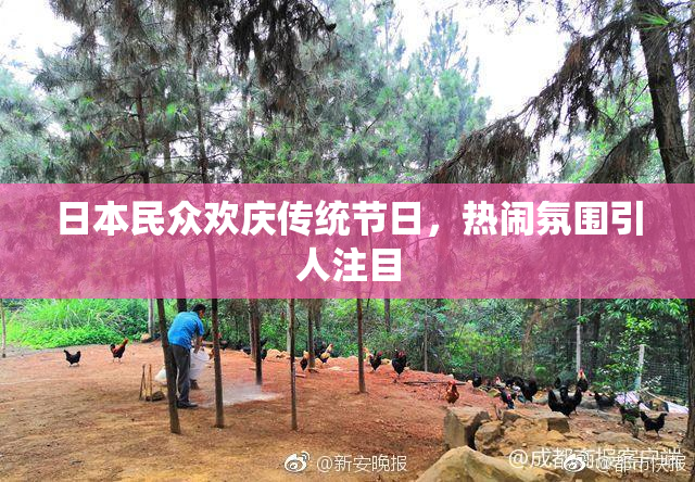 日本民众欢庆传统节日，热闹氛围引人注目