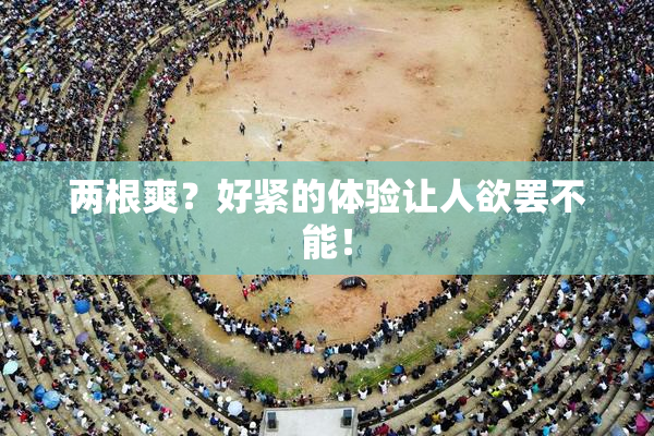 两根爽？好紧的体验让人欲罢不能！