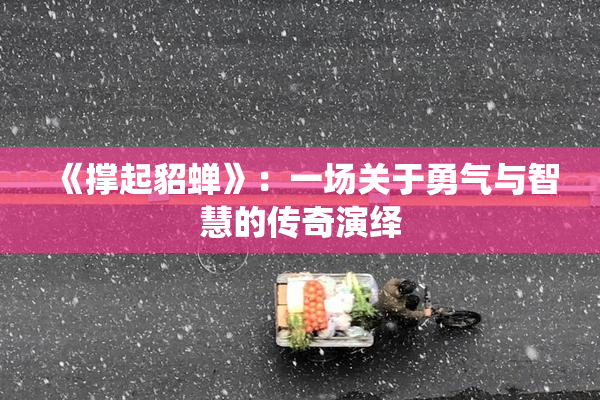 《撑起貂蝉》：一场关于勇气与智慧的传奇演绎