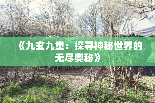 《九玄九重：探寻神秘世界的无尽奥秘》