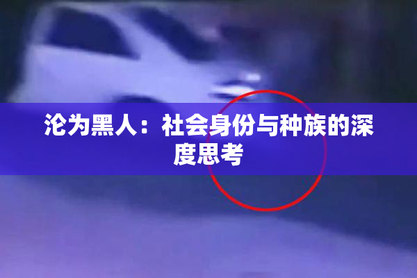 沦为黑人：社会身份与种族的深度思考
