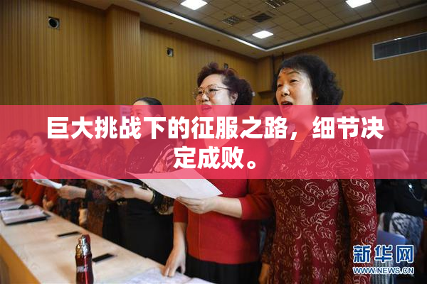 巨大挑战下的征服之路，细节决定成败。