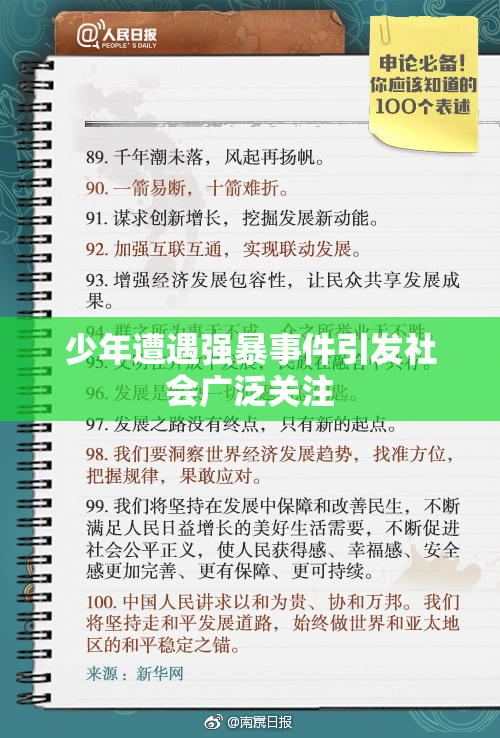 少年遭遇强暴事件引发社会广泛关注