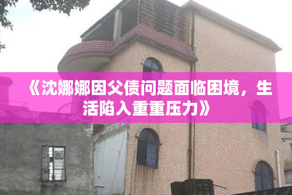 《沈娜娜因父债问题面临困境，生活陷入重重压力》