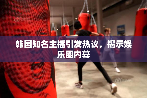 韩国知名主播引发热议，揭示娱乐圈内幕