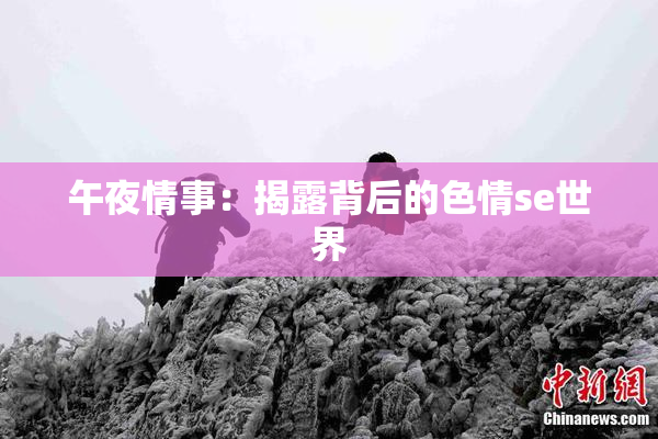午夜情事：揭露背后的色情se世界