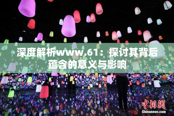深度解析www.61：探讨其背后蕴含的意义与影响
