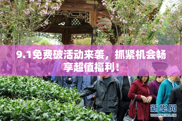 9.1免费破活动来袭，抓紧机会畅享超值福利！