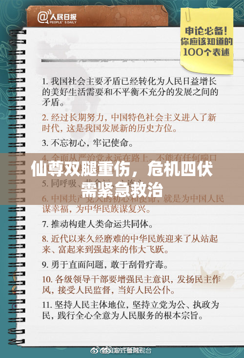 仙尊双腿重伤，危机四伏需紧急救治