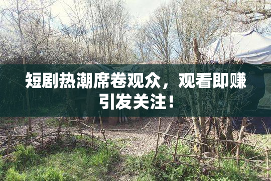 短剧热潮席卷观众，观看即赚引发关注！