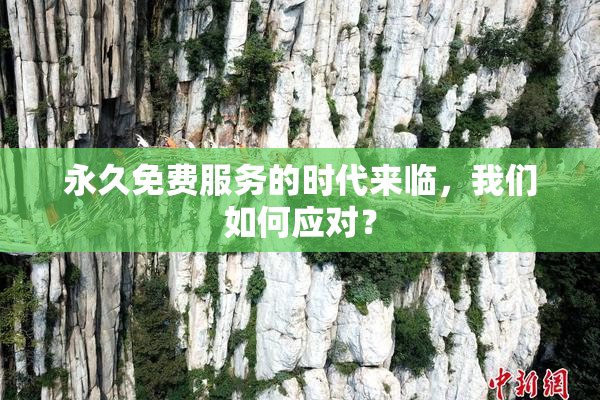 永久免费服务的时代来临，我们如何应对？