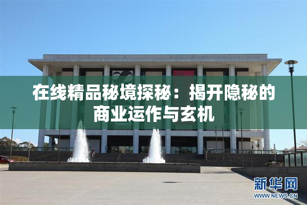 在线精品秘境探秘：揭开隐秘的商业运作与玄机