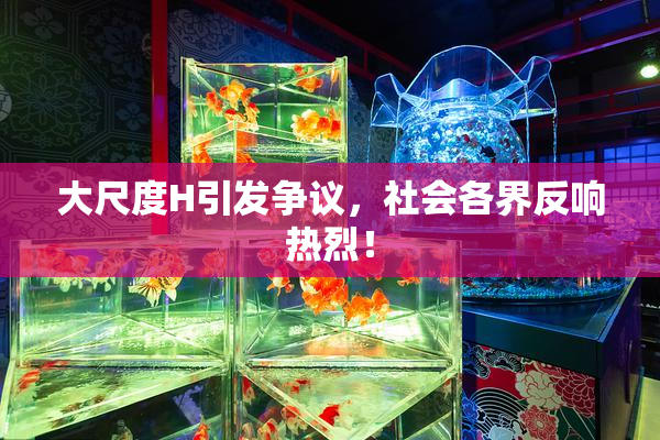 大尺度H引发争议，社会各界反响热烈！