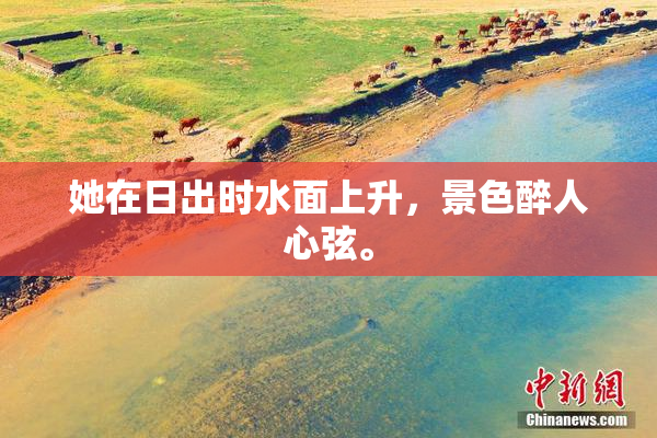 她在日出时水面上升，景色醉人心弦。