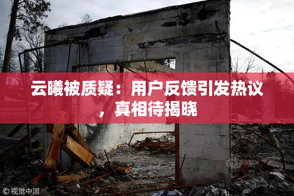 云曦被质疑：用户反馈引发热议，真相待揭晓