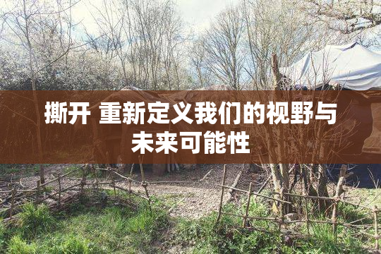撕开 重新定义我们的视野与未来可能性
