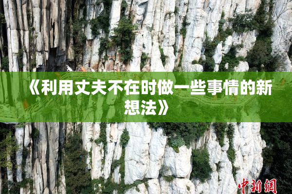 《利用丈夫不在时做一些事情的新想法》