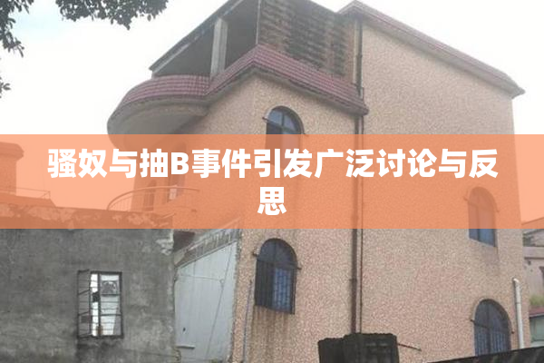 骚奴与抽B事件引发广泛讨论与反思