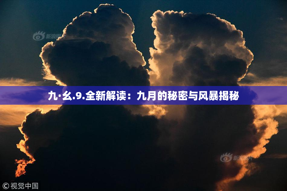 九·幺.9.全新解读：九月的秘密与风暴揭秘