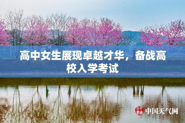 高中女生展现卓越才华，备战高校入学考试