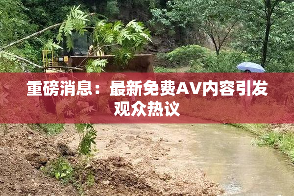 重磅消息：最新免费AV内容引发观众热议