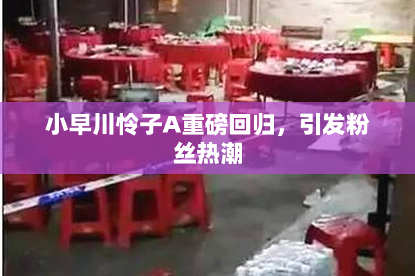 小早川怜子A重磅回归，引发粉丝热潮