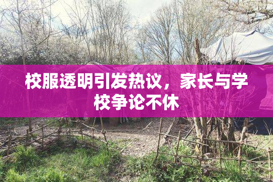 校服透明引发热议，家长与学校争论不休