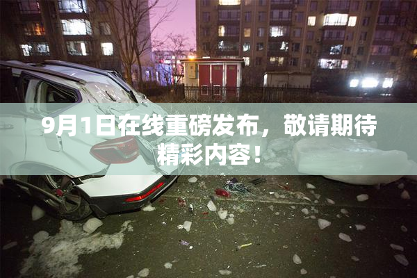 9月1日在线重磅发布，敬请期待精彩内容！