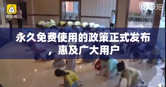 永久免费使用的政策正式发布，惠及广大用户