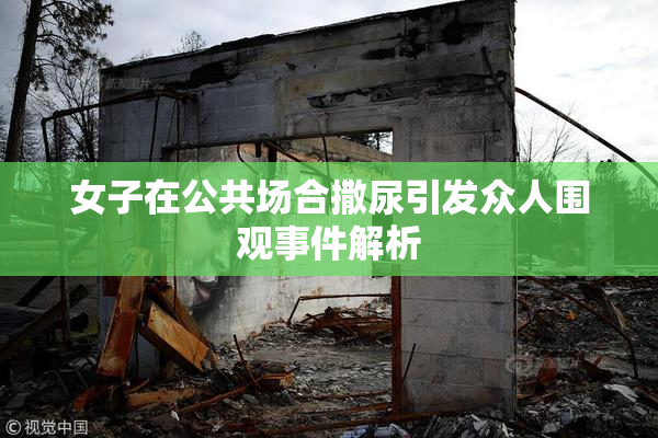 女子在公共场合撒尿引发众人围观事件解析