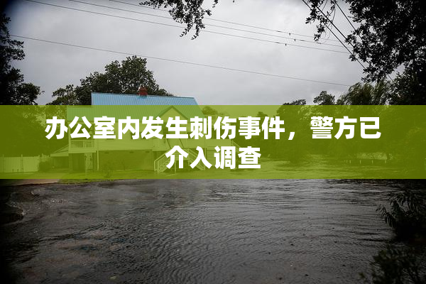 办公室内发生刺伤事件，警方已介入调查