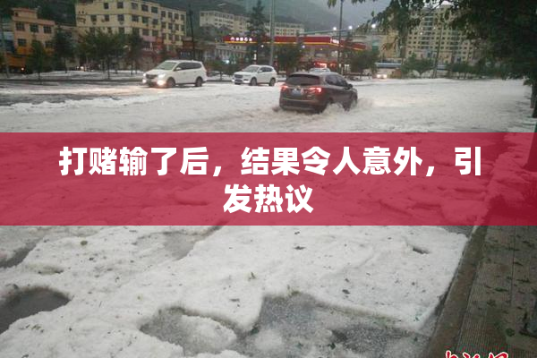 打赌输了后，结果令人意外，引发热议
