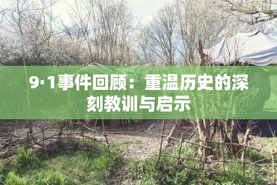 9·1事件回顾：重温历史的深刻教训与启示
