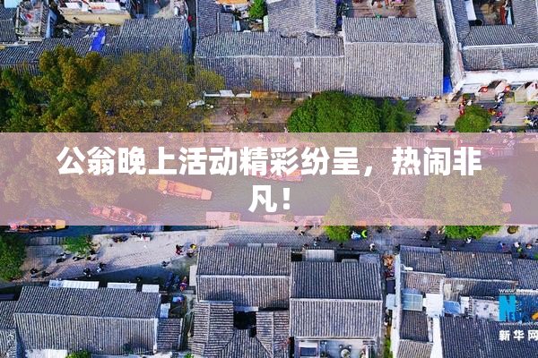 公翁晚上活动精彩纷呈，热闹非凡！