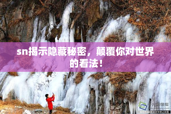 sn揭示隐藏秘密，颠覆你对世界的看法！