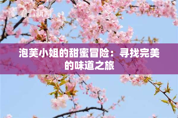 泡芙小姐的甜蜜冒险：寻找完美的味道之旅