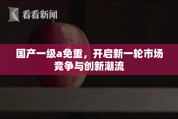 国产一级a免重，开启新一轮市场竞争与创新潮流