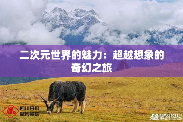 二次元世界的魅力：超越想象的奇幻之旅