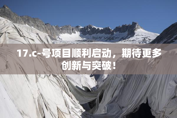 17.c-号项目顺利启动，期待更多创新与突破！