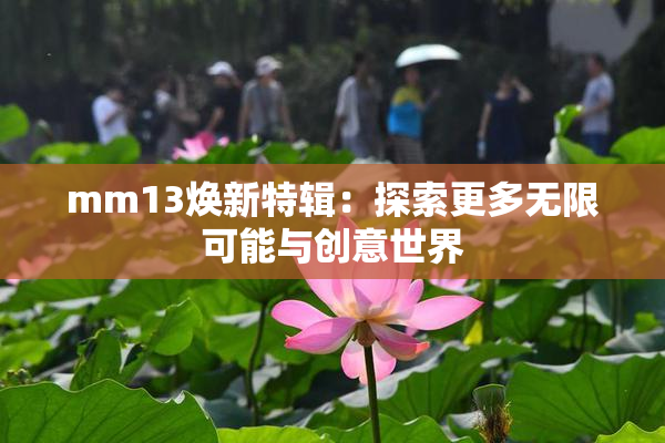 mm13焕新特辑：探索更多无限可能与创意世界
