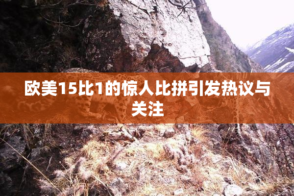 欧美15比1的惊人比拼引发热议与关注