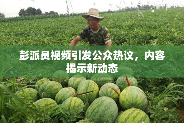 彭派员视频引发公众热议，内容揭示新动态