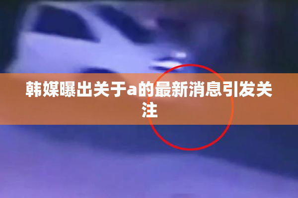 韩媒曝出关于a的最新消息引发关注
